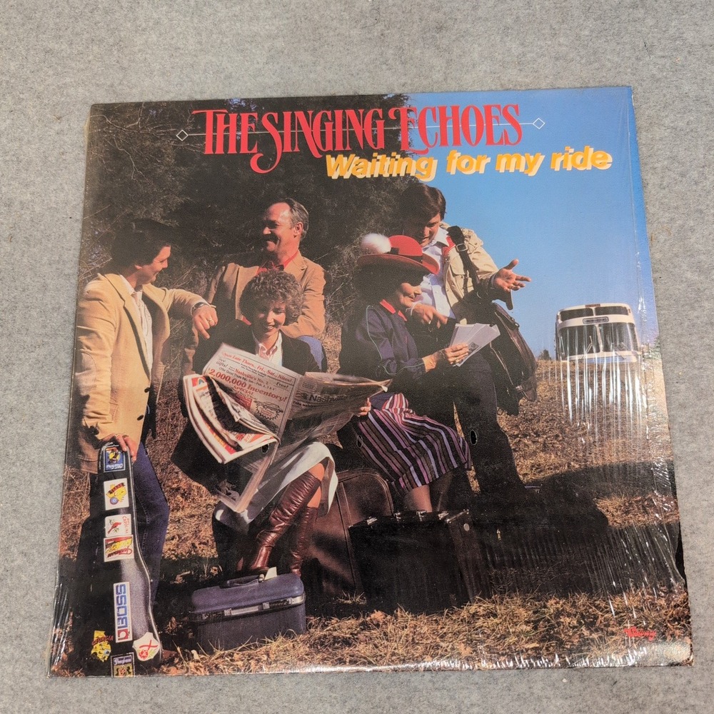 The Singing Echoes Waiting for My Ride Vinyl LP Calvary Records STAV 5188 Gospel - Picture 1 of 2